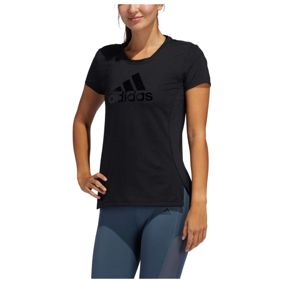 Adidas Γυναικεία κοντομάνικη μπλούζα Glam on Badge of sport